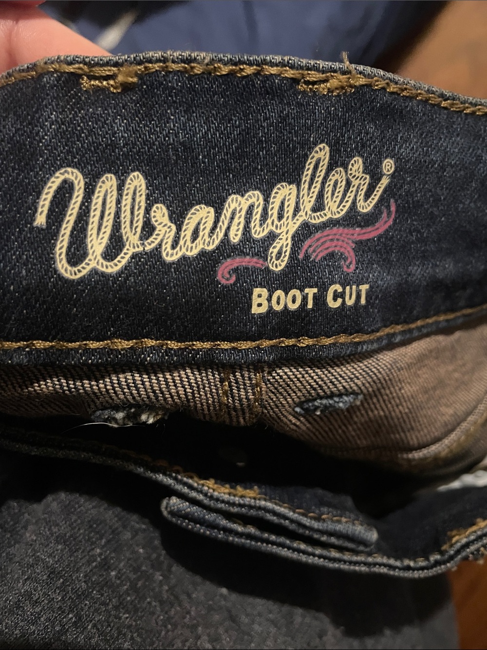 Wrangler Women's Boot Cut Jeans in Dark Wash - Picture 7 of 7